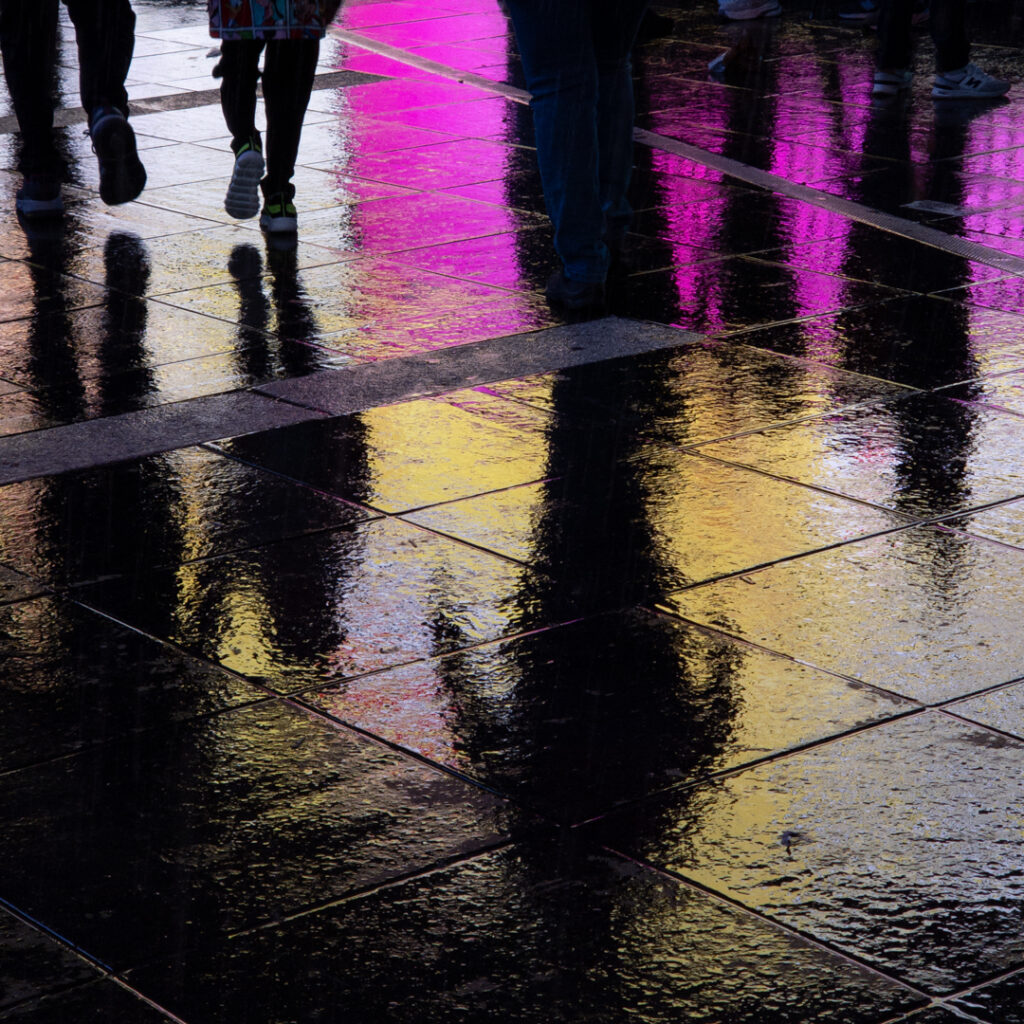 Reflections on Times Square
